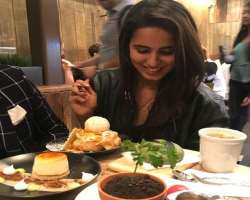 She is a foodie and remains excited to try new and different types of dishes.